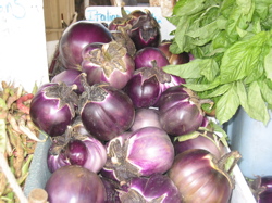 Eggplants.