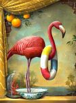 oranges flamingo