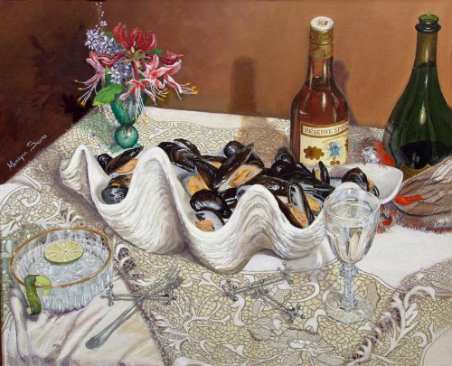 Mussels and Haitian Rhum